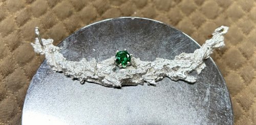 Judy Larson's Branching Out - , Metalwork, Butane Torch, Soldering, Solder, scrap argentium branches